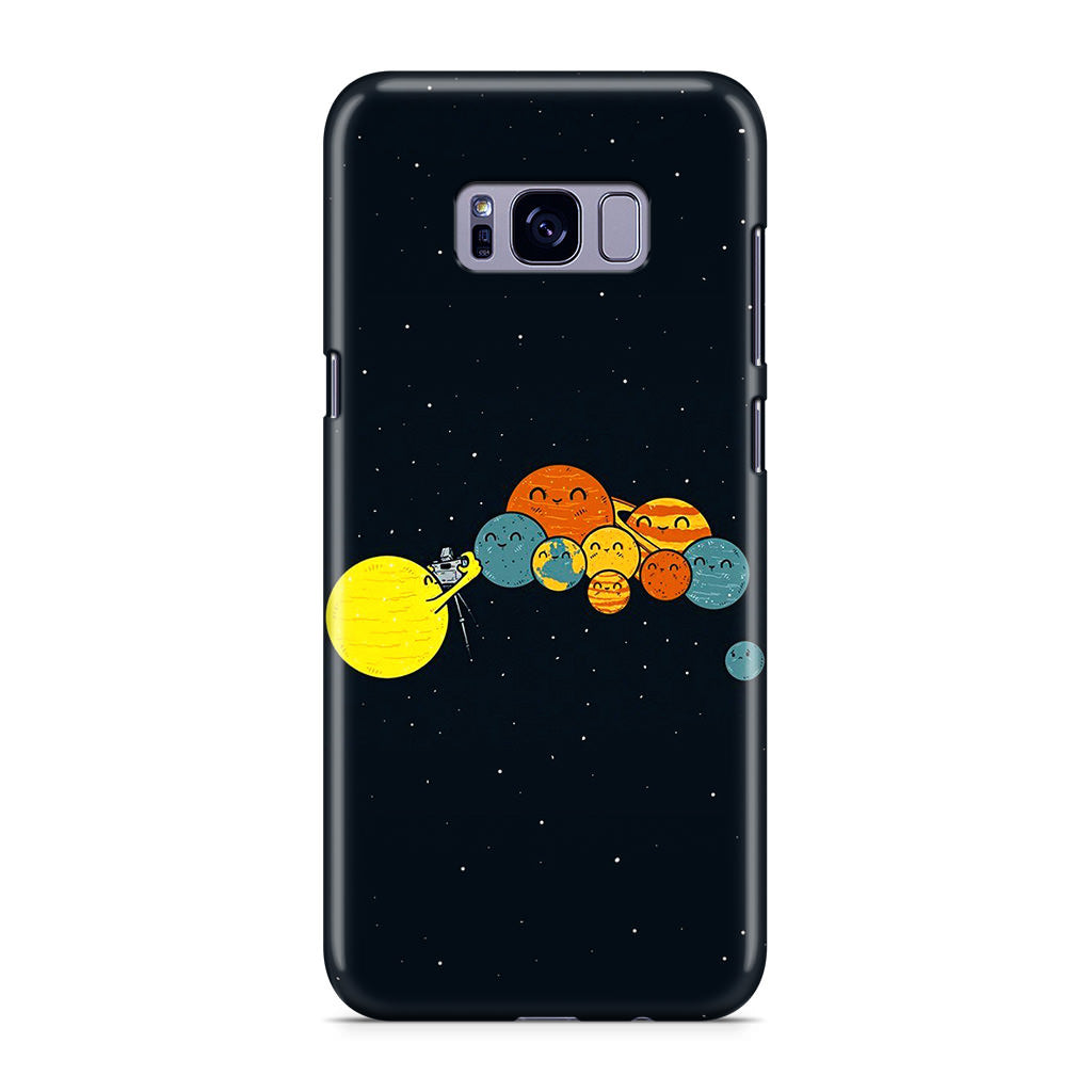 Planet Cute Illustration Galaxy S8 Case