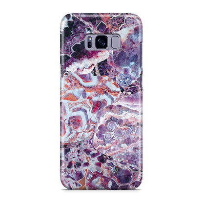 Purple Marble Galaxy S8 Case