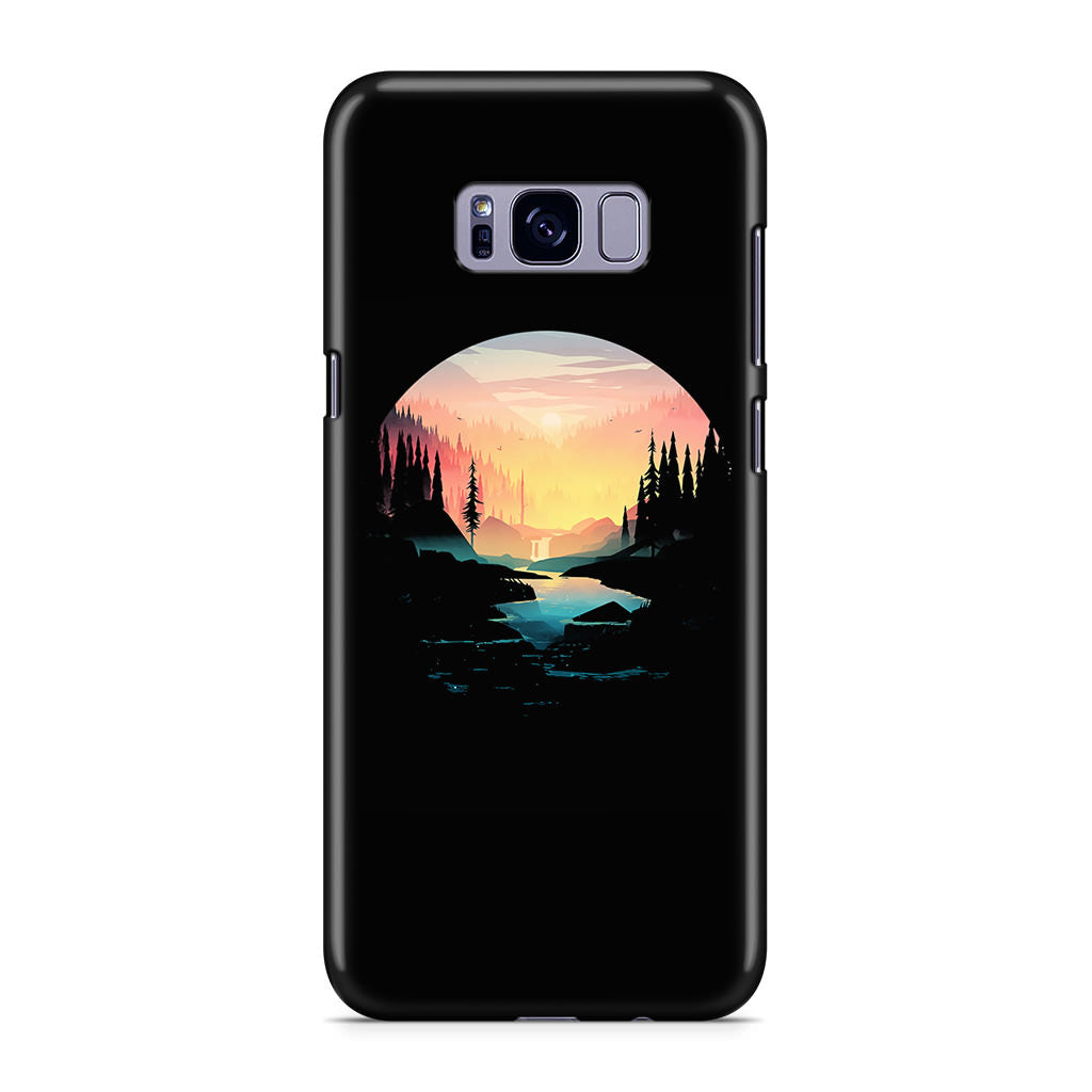 River Path at Dusk Galaxy S8 Case