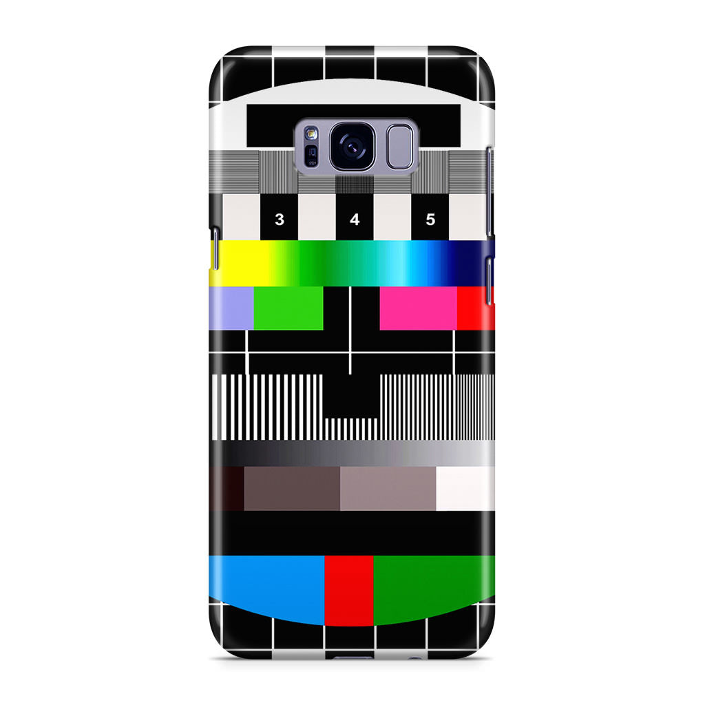 Scheme Pause TV Colorful Mesh Galaxy S8 Case