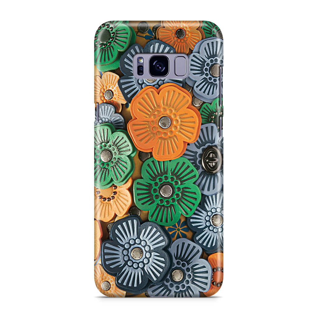 Tea Rose Applique Galaxy S8 Case