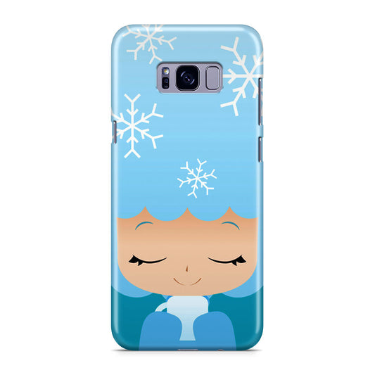 Winter Afro Girl Galaxy S8 Case