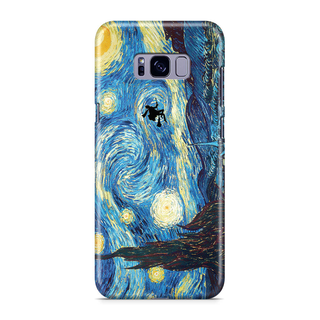 Witch on The Starry Night Sky Galaxy S8 Case