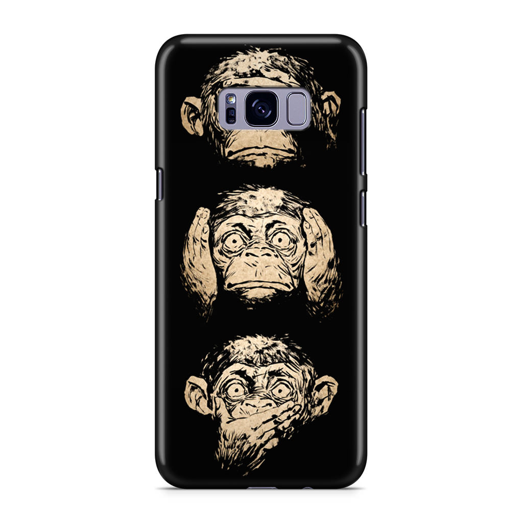 3 Wise Monkey Galaxy S8 Plus Case