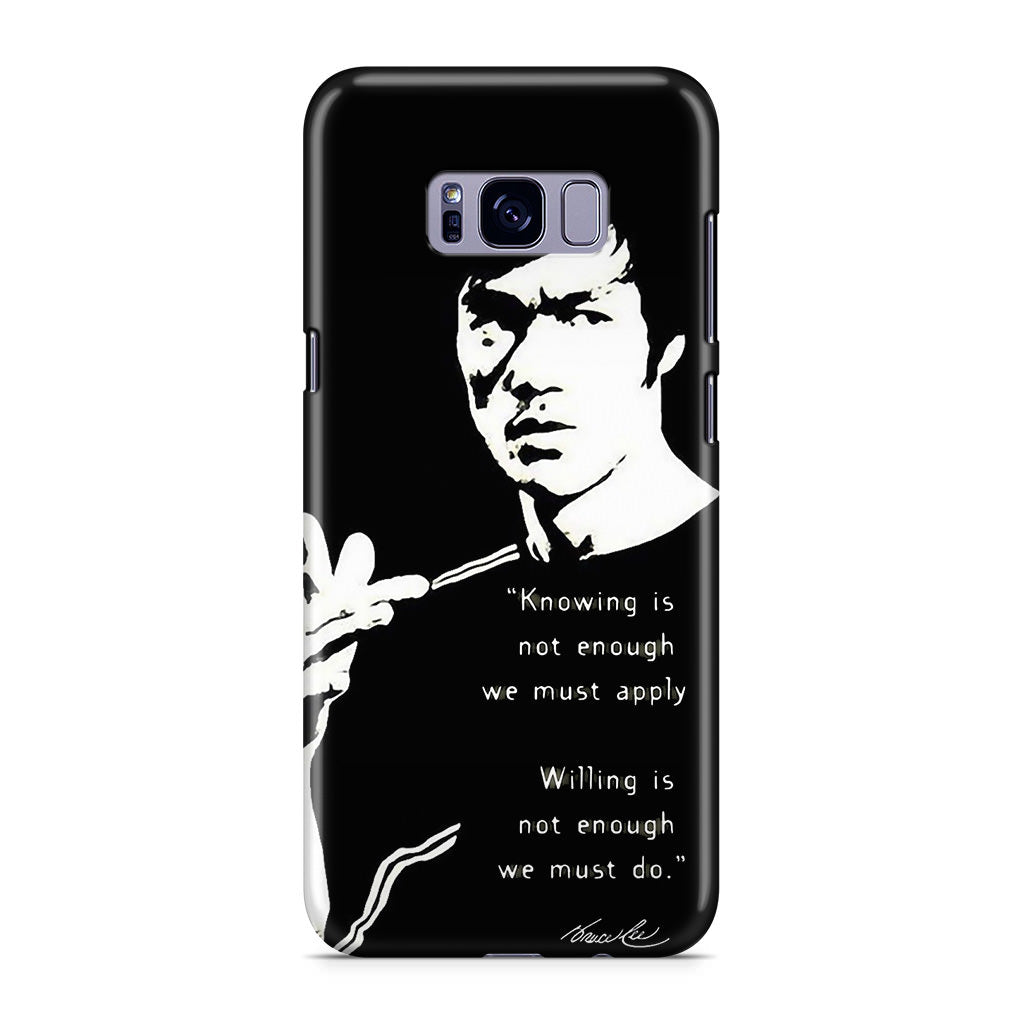 Bruce Lee Quotes Galaxy S8 Plus Case