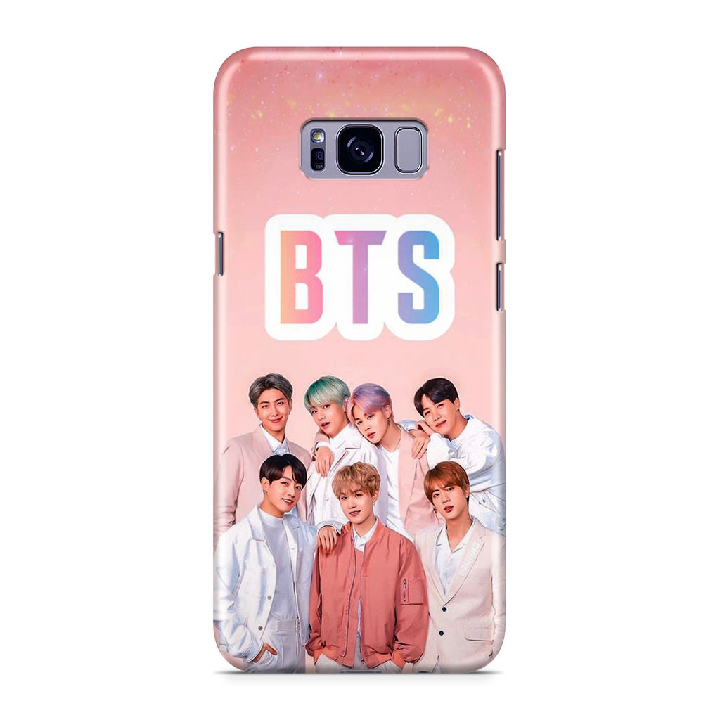 BTS Member in Pink Galaxy S8 Plus Case