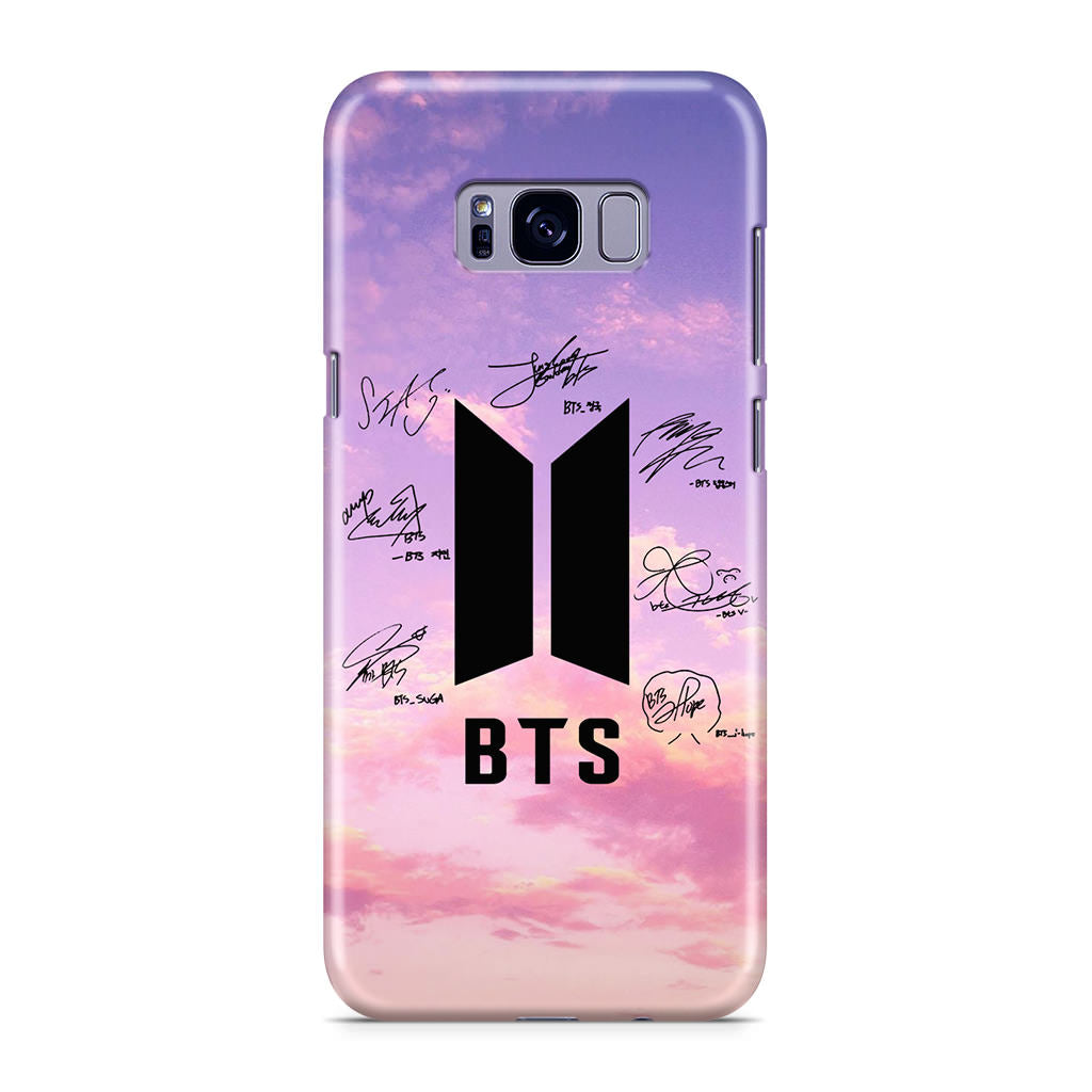 BTS Signature 2 Galaxy S8 Plus Case