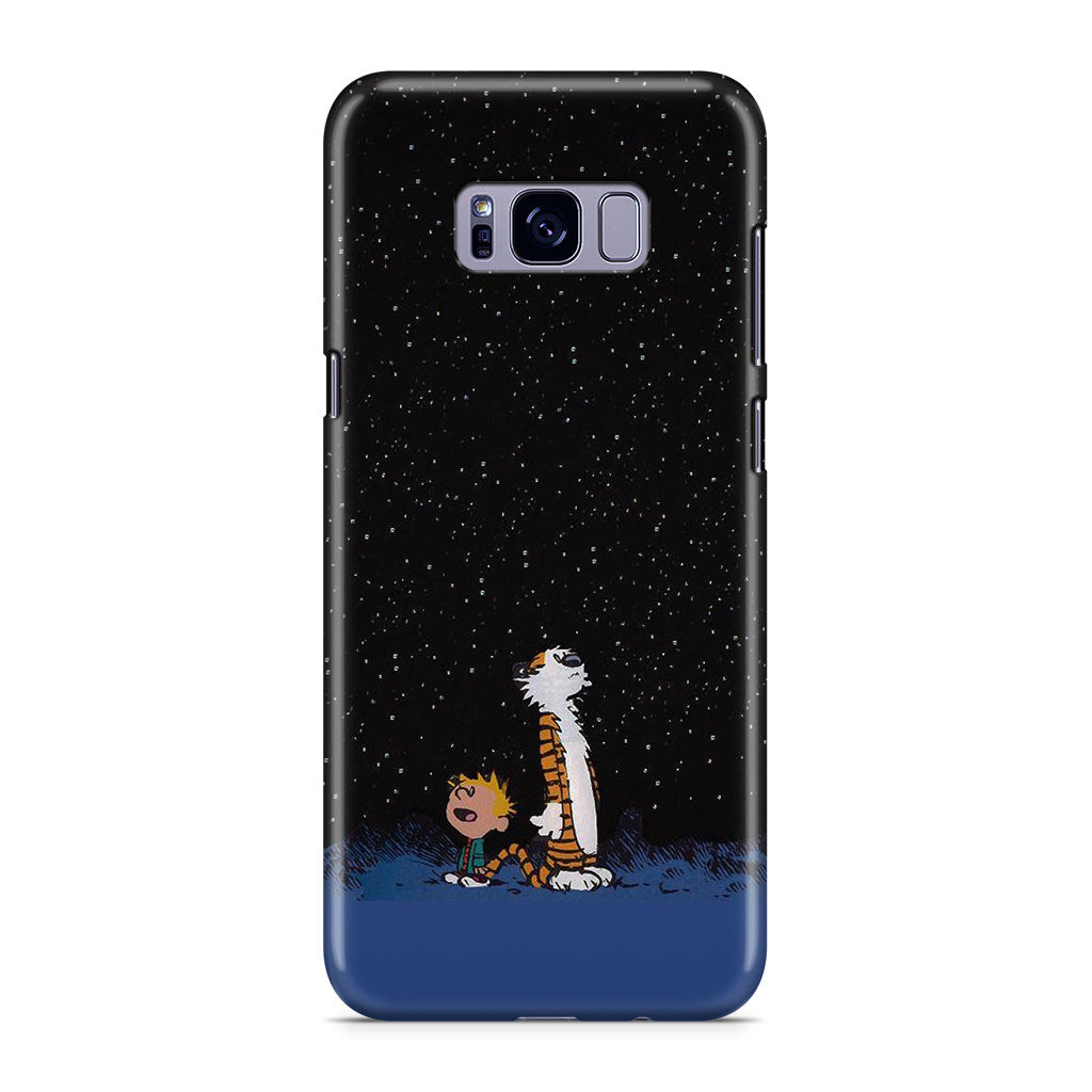 Calvin and Hobbes Space Galaxy S8 Plus Case