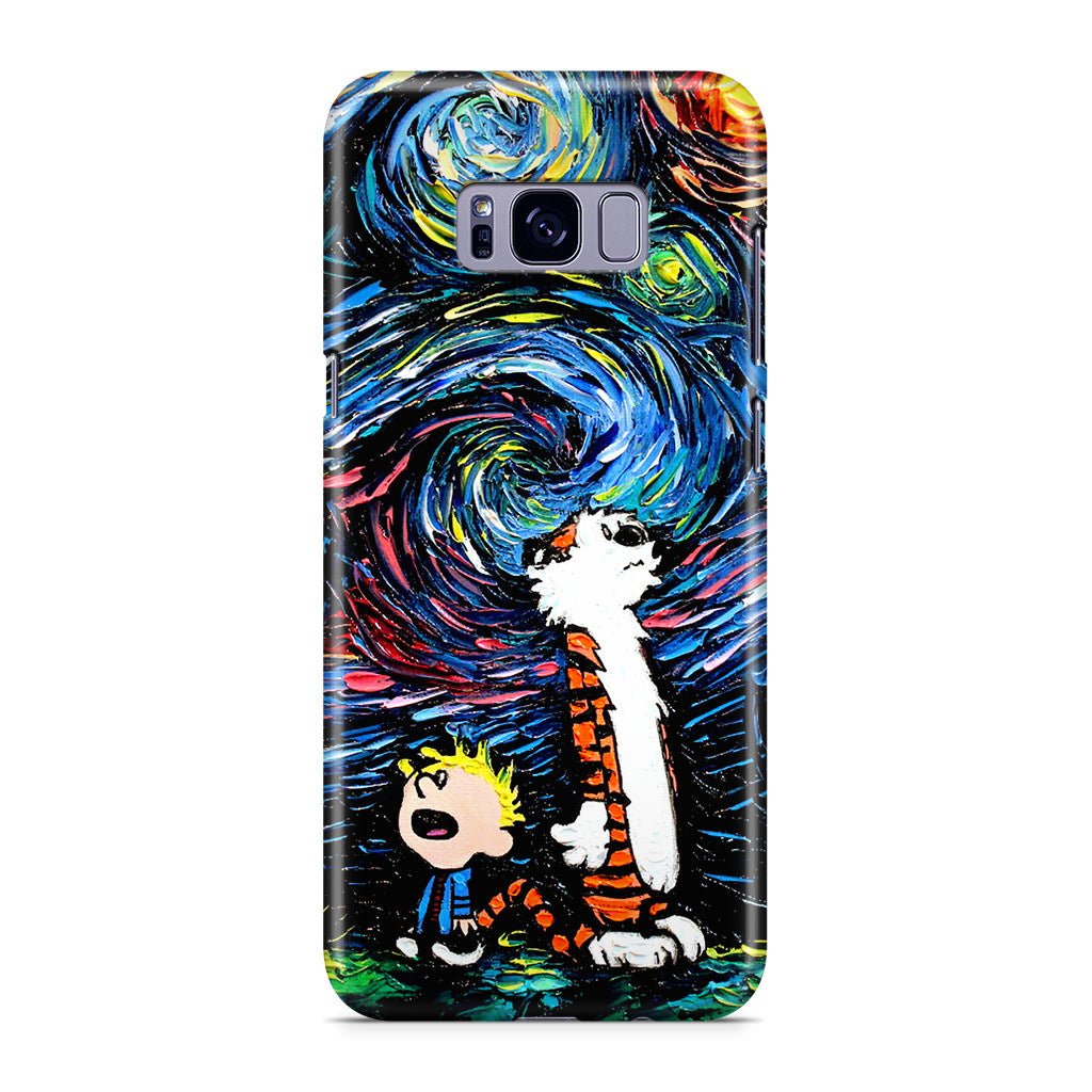 Calvin Art At Starry Night Galaxy S8 Plus Case