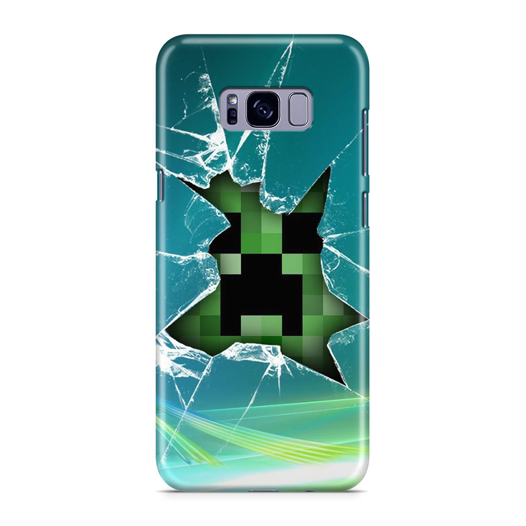 Creeper Glass Broken Green Galaxy S8 Plus Case