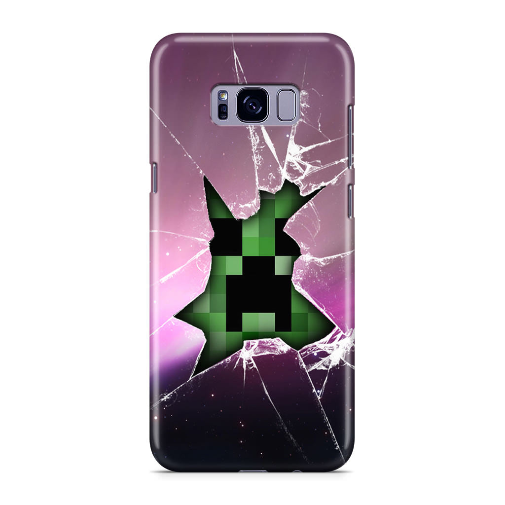 Creeper Glass Broken Violet Galaxy S8 Plus Case