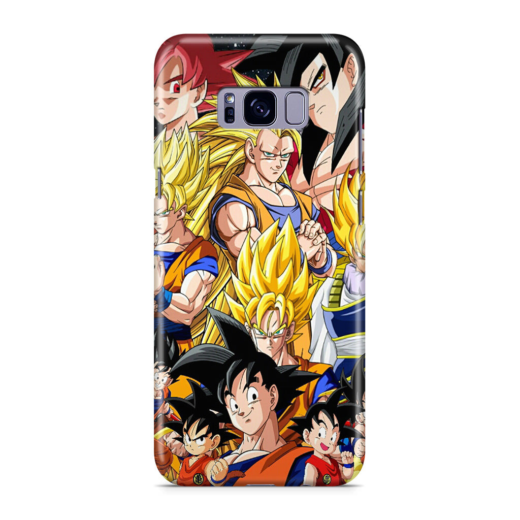 Dragon Ball Z Son Goku Transformation Galaxy S8 Plus Case