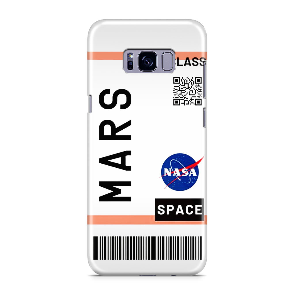 First Class Ticket To Mars Galaxy S8 Plus Case