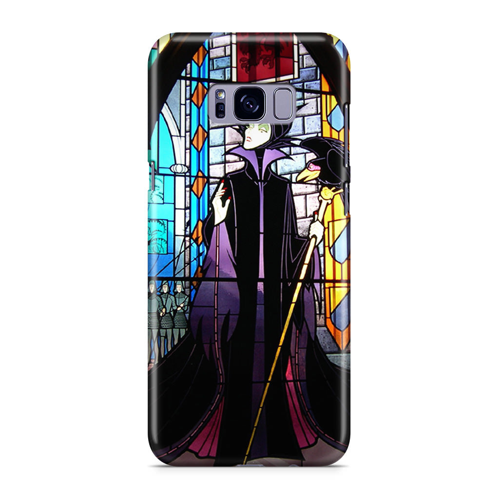 Maleficent Sleeping Beauty Glass Art Galaxy S8 Plus Case