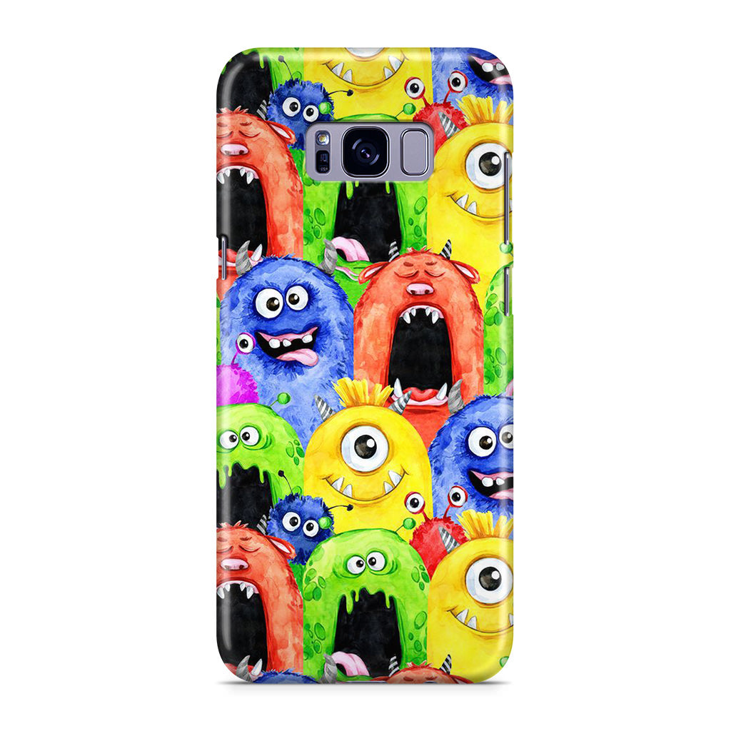 Monster Watercolor Art Galaxy S8 Plus Case