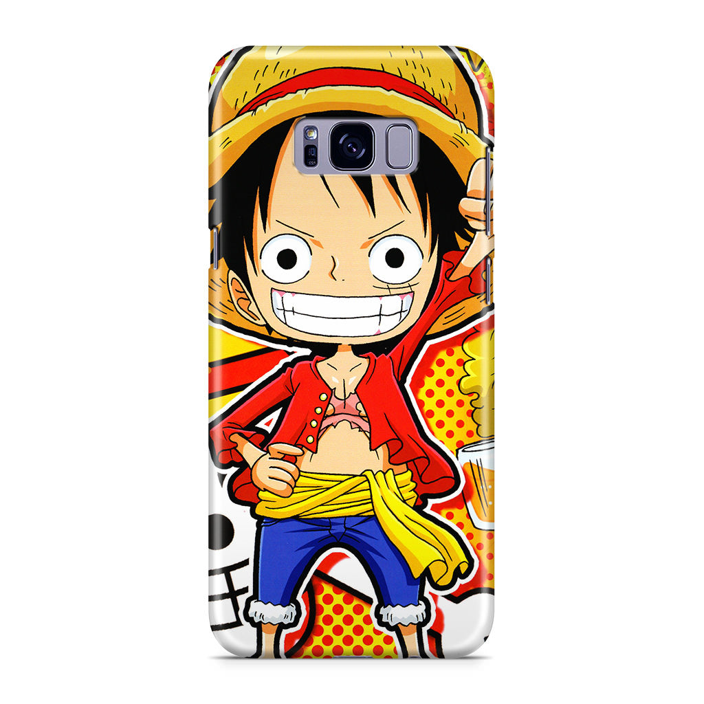 One Piece Cute Luffy Galaxy S8 Plus Case