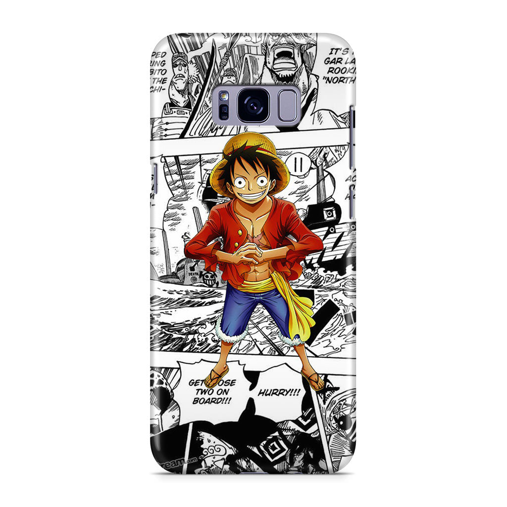 One Piece Luffy Comics Galaxy S8 Plus Case