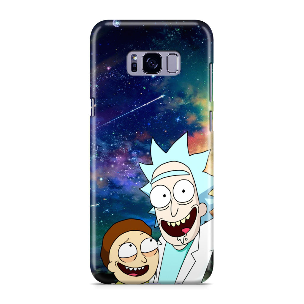 Rick And Morty In The Space Galaxy S8 Plus Case