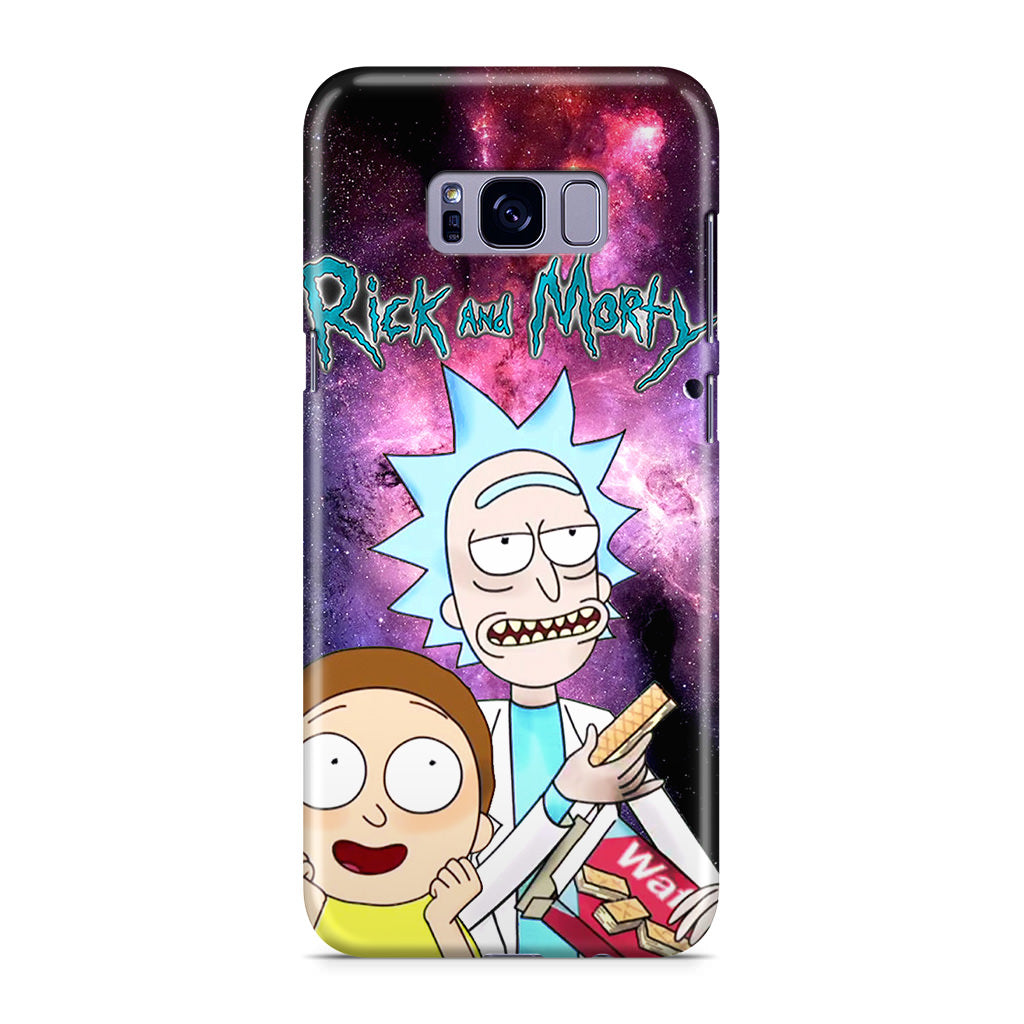 Rick And Morty Nebula Space Galaxy S8 Plus Case