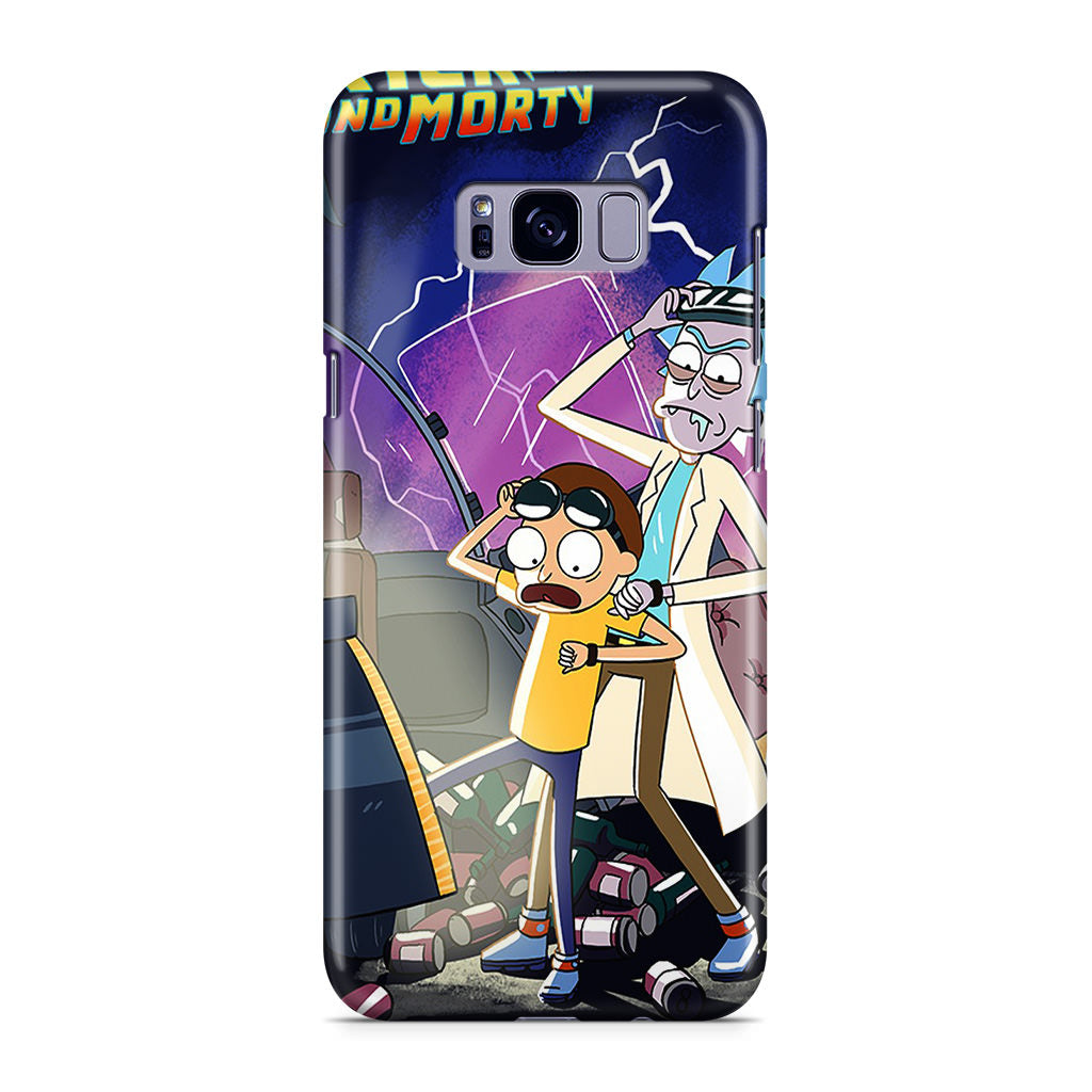 Rick And Morty Back To The Future Galaxy S8 Plus Case