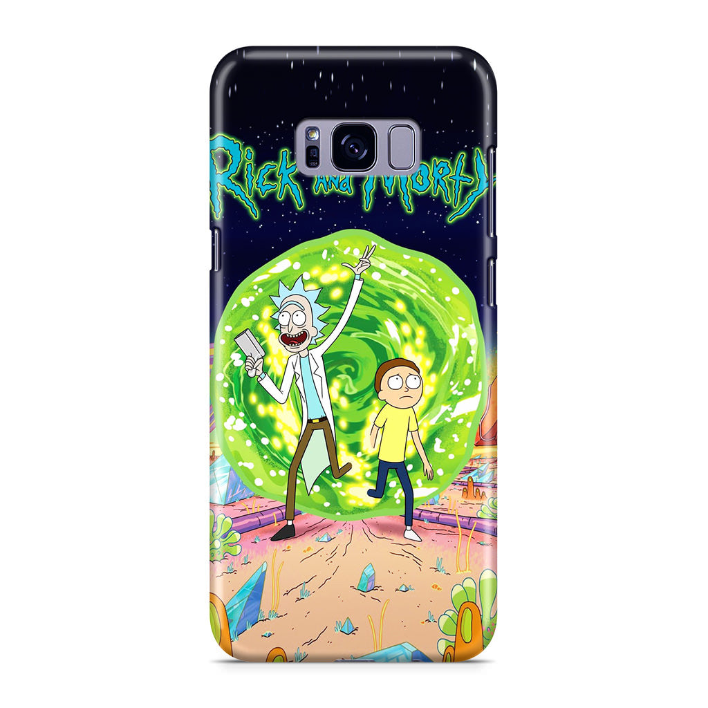 Rick And Morty Portal Gun Galaxy S8 Plus Case