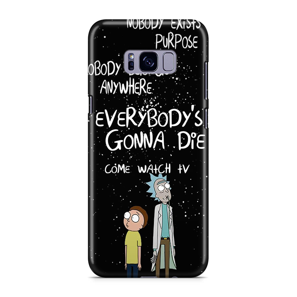 Rick And Morty Quotes Galaxy S8 Plus Case