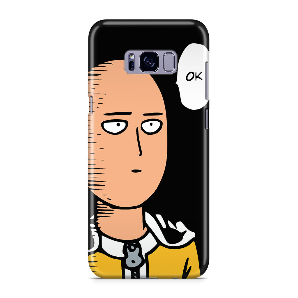 Saitama Poker Face Galaxy S8 Plus Case