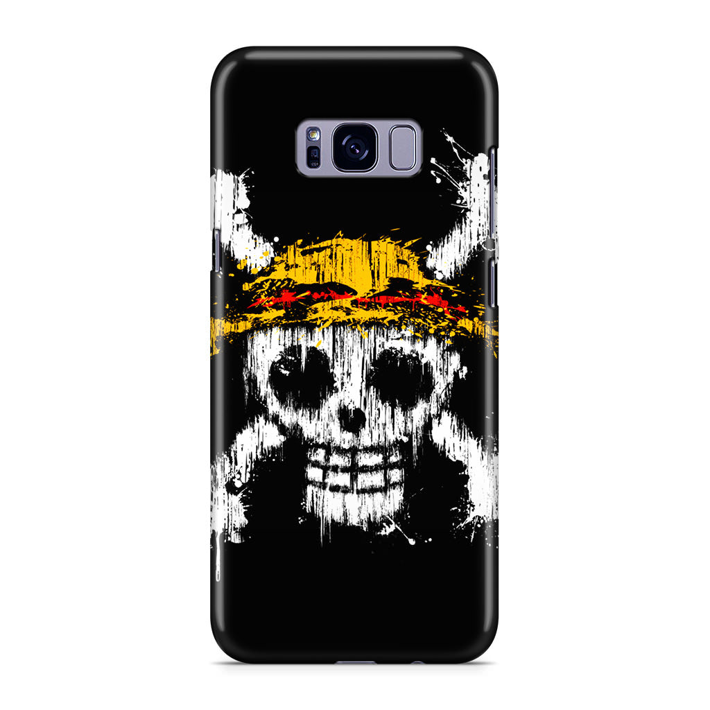 Straw Hat Pirate Logo Paint Galaxy S8 Plus Case