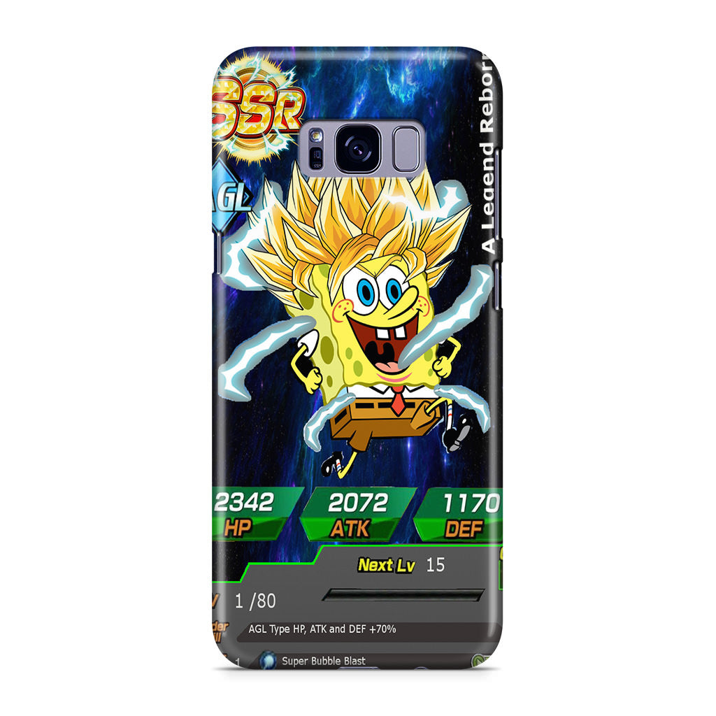 Super Saiyan Spongebob Card Galaxy S8 Plus Case