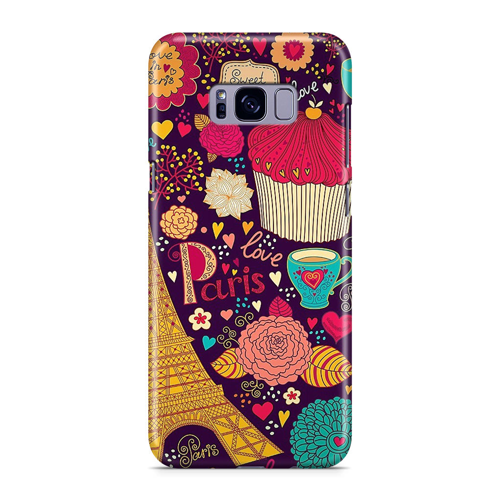 Vintage Love In Paris Galaxy S8 Plus Case