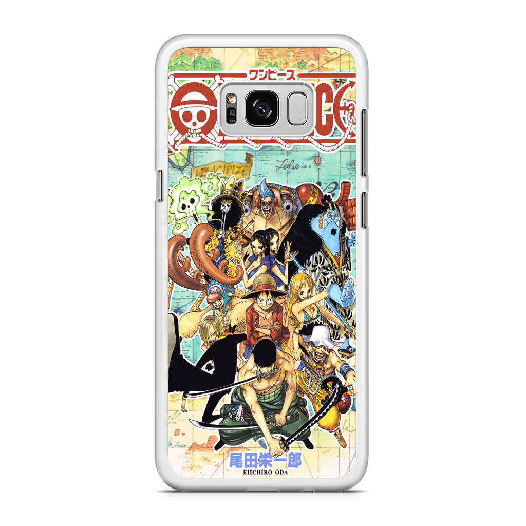 One Piece Comic Straw Hat Pirate Galaxy S8 Case