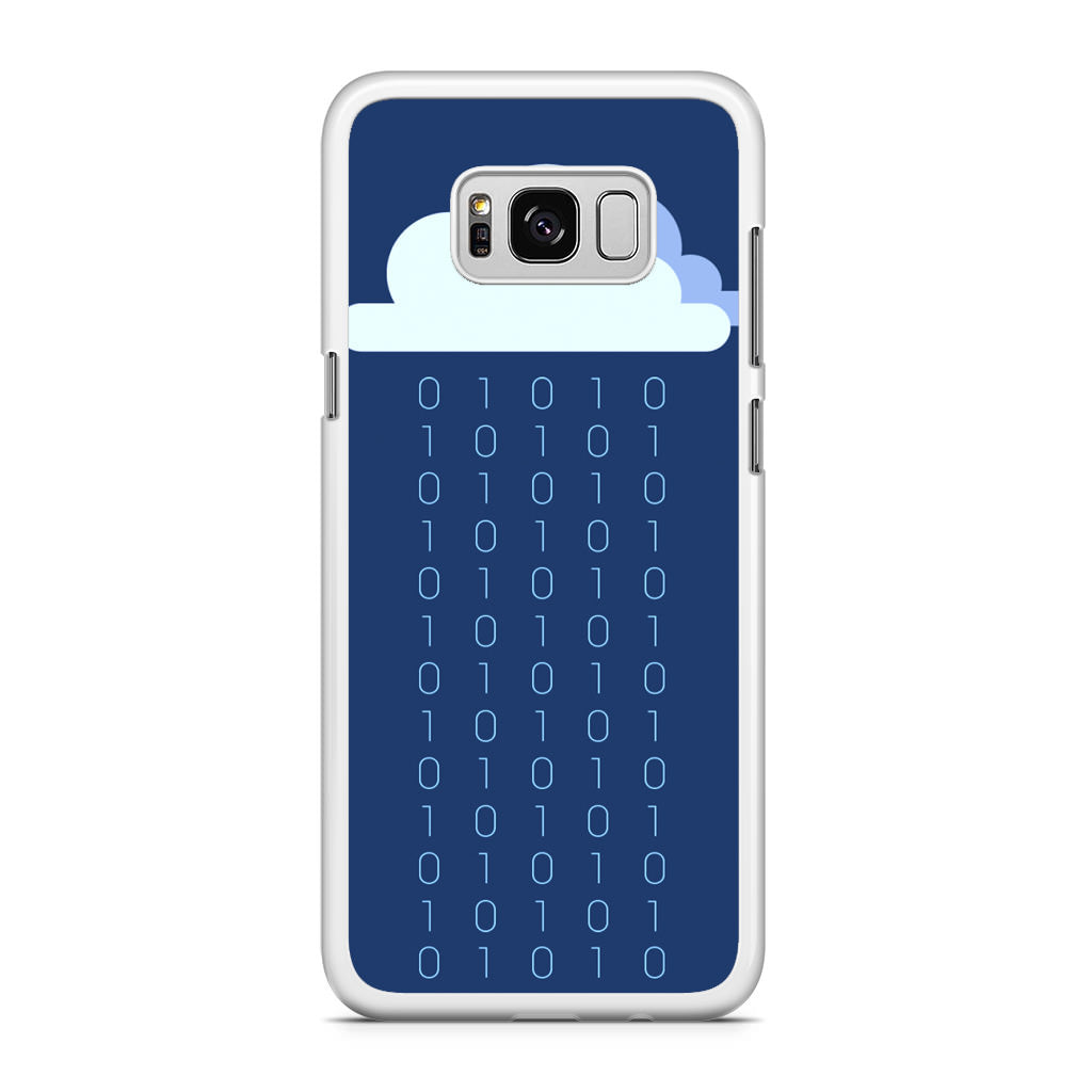 Abstract Binary Minimalist Galaxy S8 Plus Case