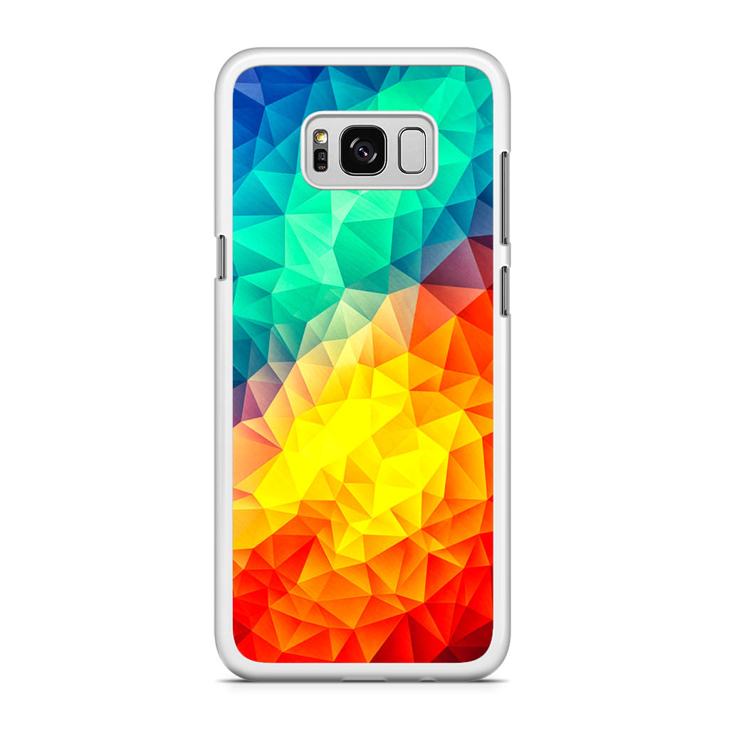 Abstract Multicolor Cubism Painting Galaxy S8 Case