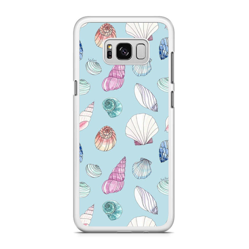 Beach Shells Pattern Galaxy S8 Case