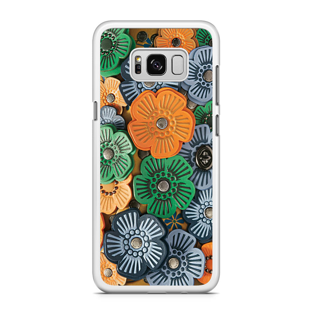 Tea Rose Applique Galaxy S8 Case