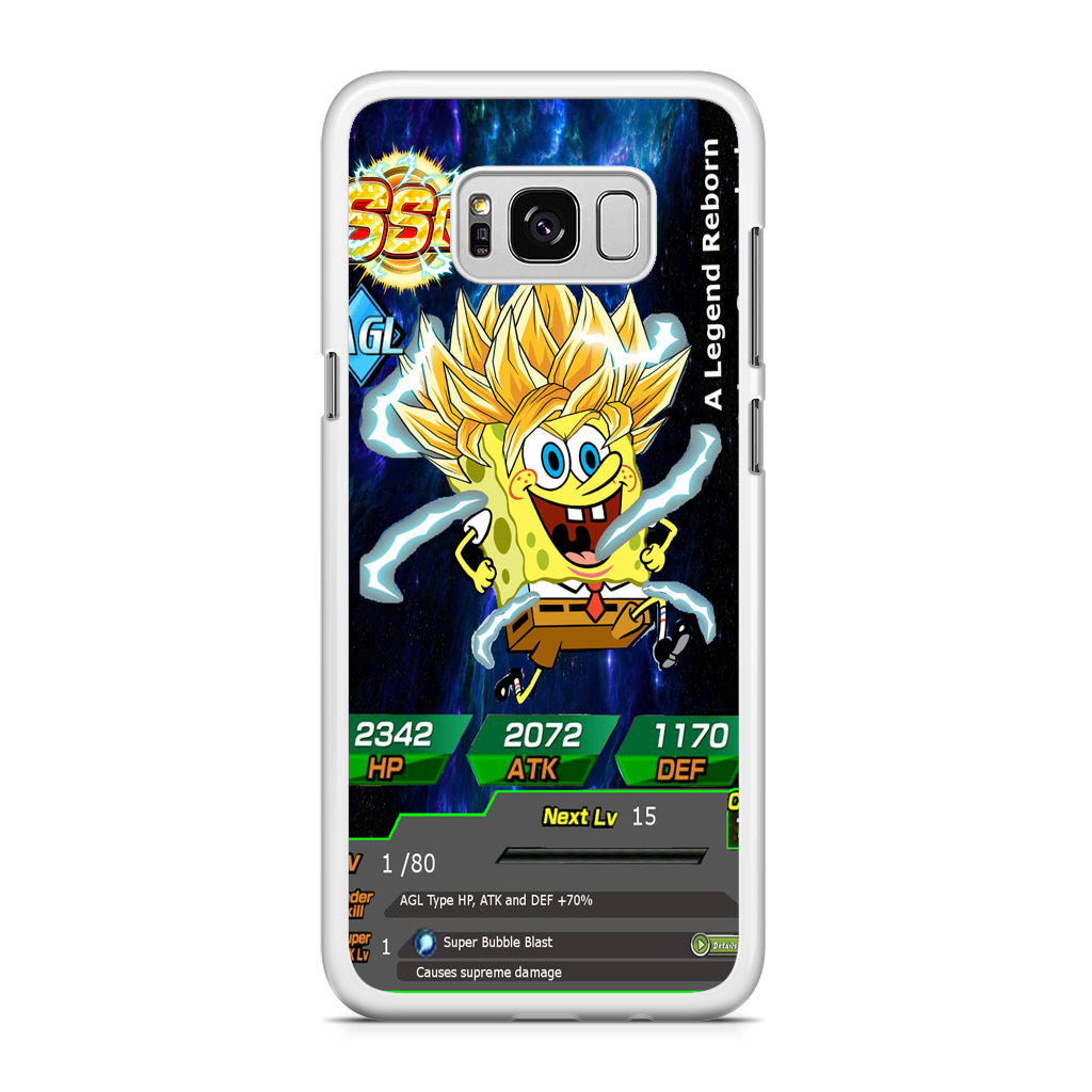 Super Saiyan Spongebob Card Galaxy S8 Case