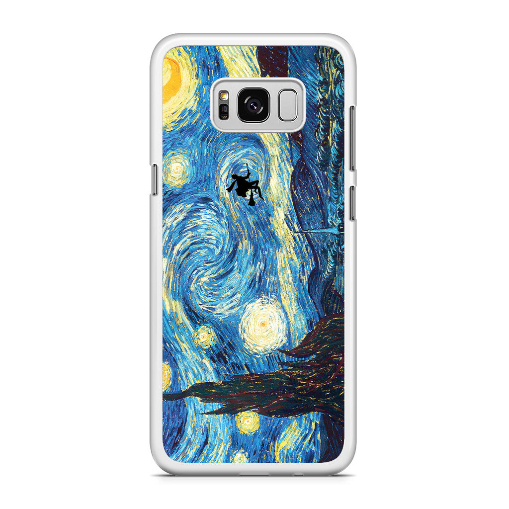 Witch Flying In Van Gogh Starry Night Galaxy S8 Case