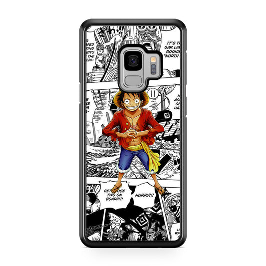 One Piece Luffy Comics Galaxy S9 Case