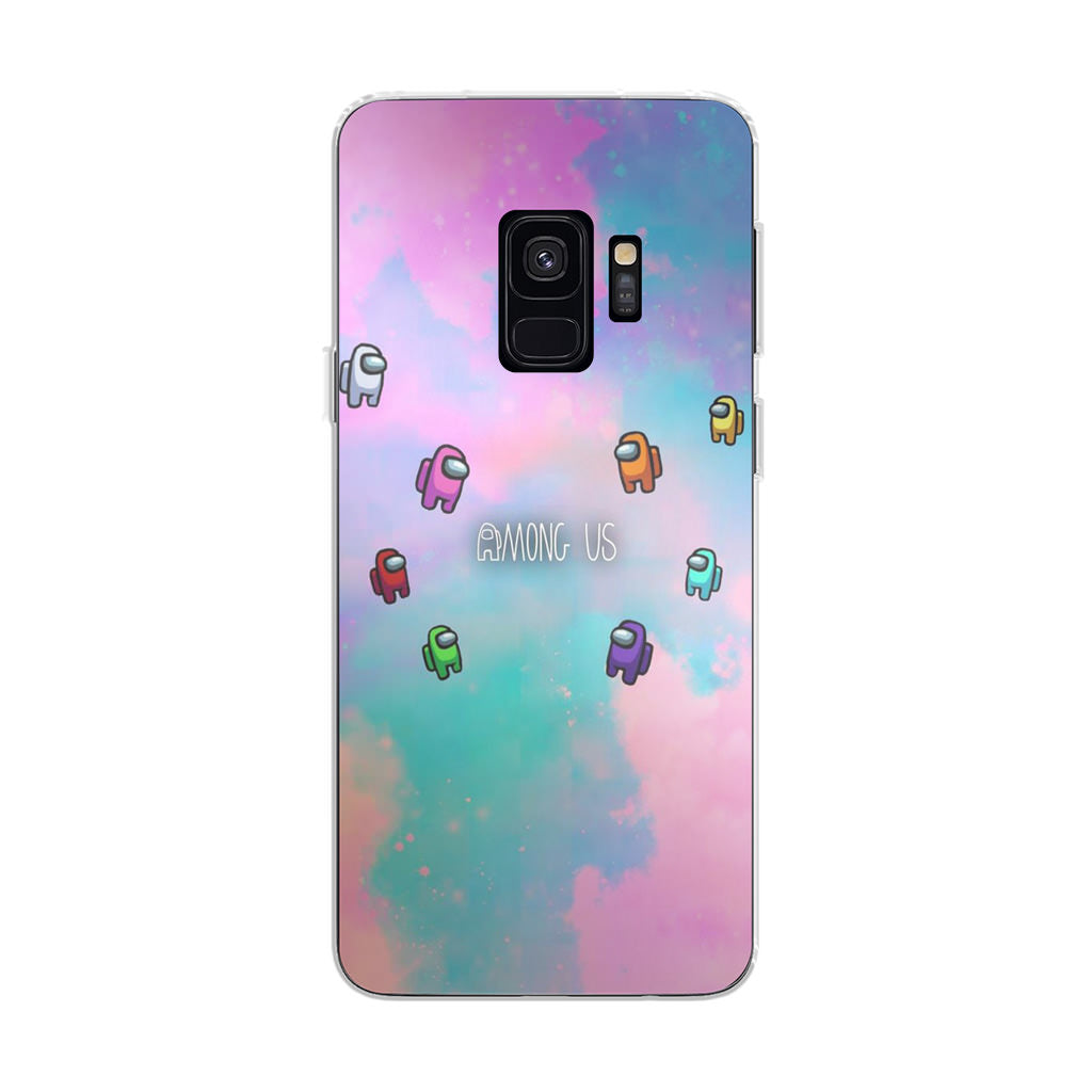 Among Us Colorful Galaxy S9 Case