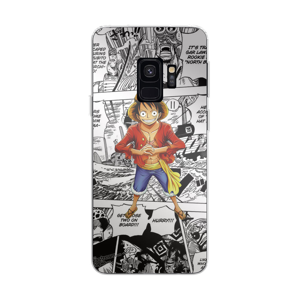 One Piece Luffy Comics Galaxy S9 Case