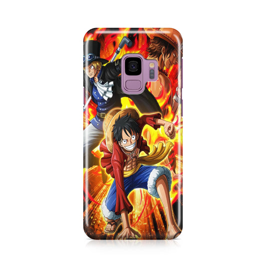 Ace Sabo Luffy Brotherhood Galaxy S9 Case