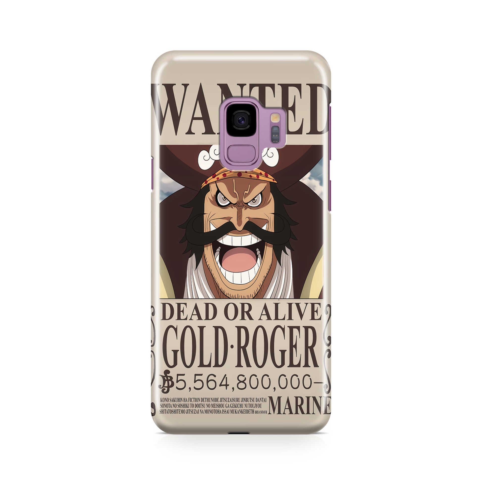 Gold Roger Bounty Galaxy S9 Case