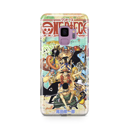 One Piece Comic Straw Hat Pirate Galaxy S9 Case