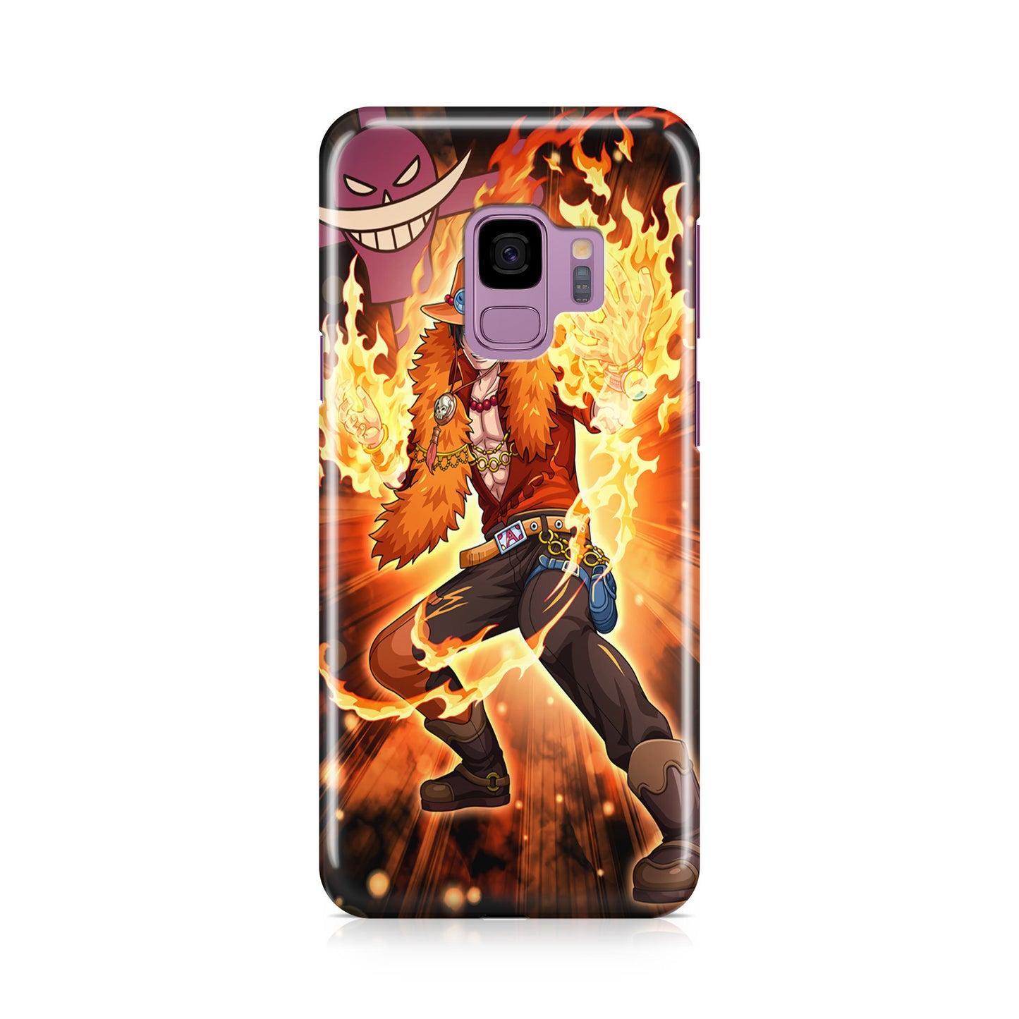 Portgas D Ace Fire Power Galaxy S9 Case