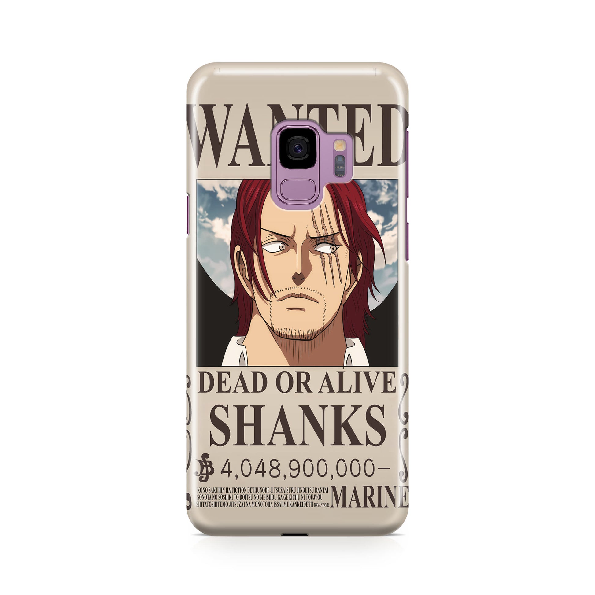 Shanks Bounty Galaxy S9 Case