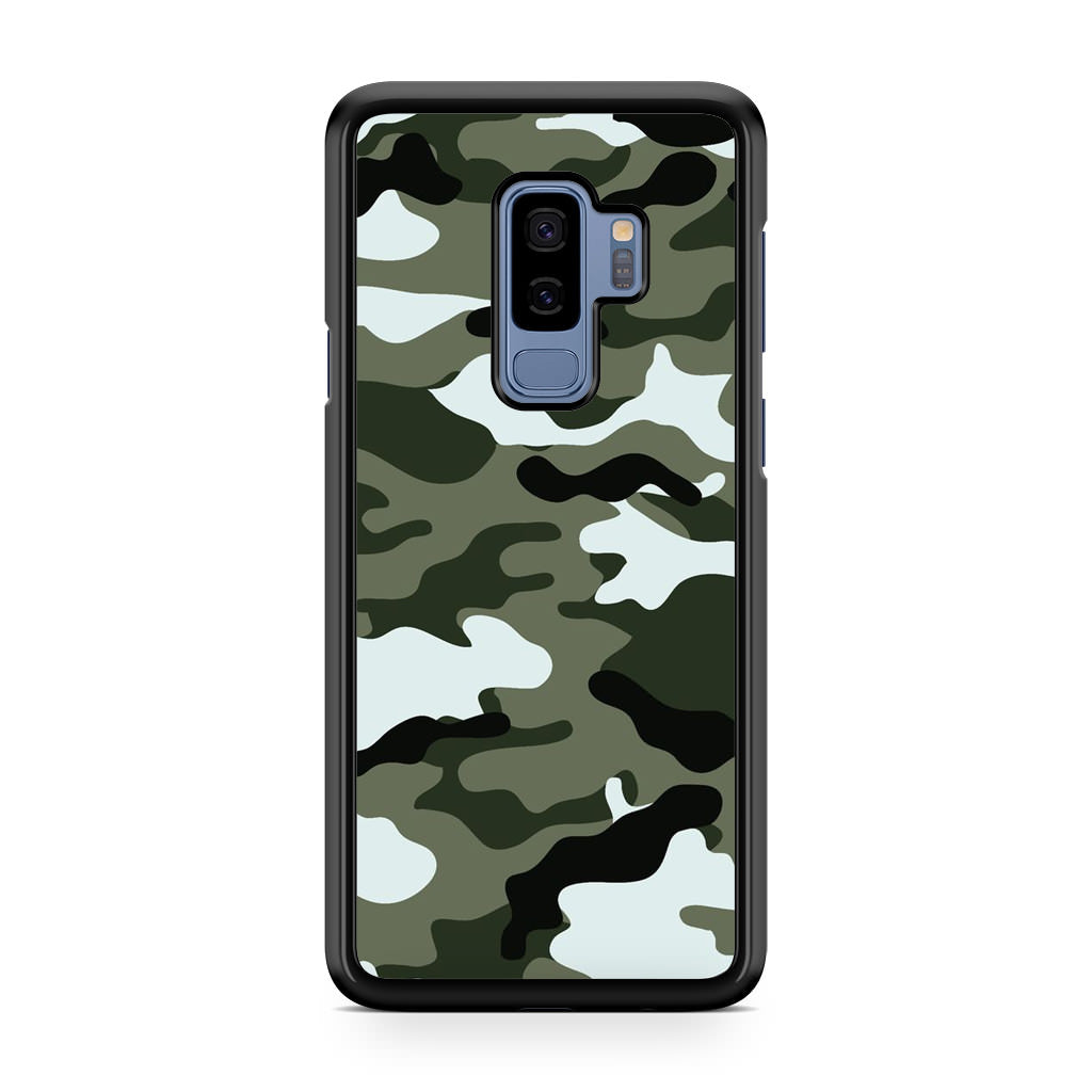 Military Green Camo Galaxy S9 Plus Case