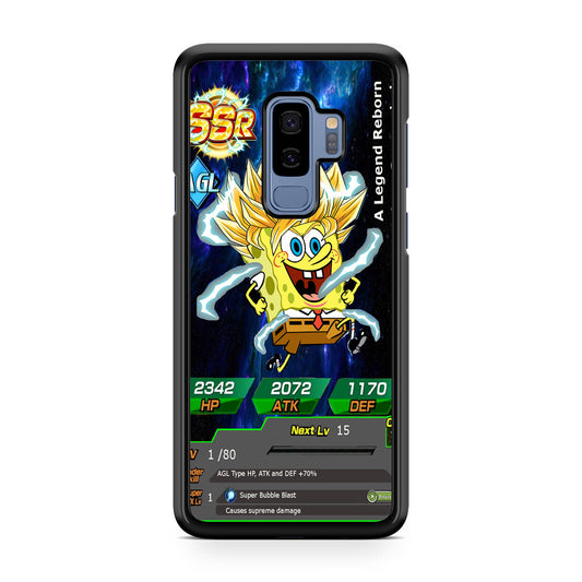 Super Saiyan Spongebob Card Galaxy S9 Plus Case
