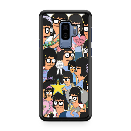 Tina Belcher Collage Galaxy S9 Plus Case