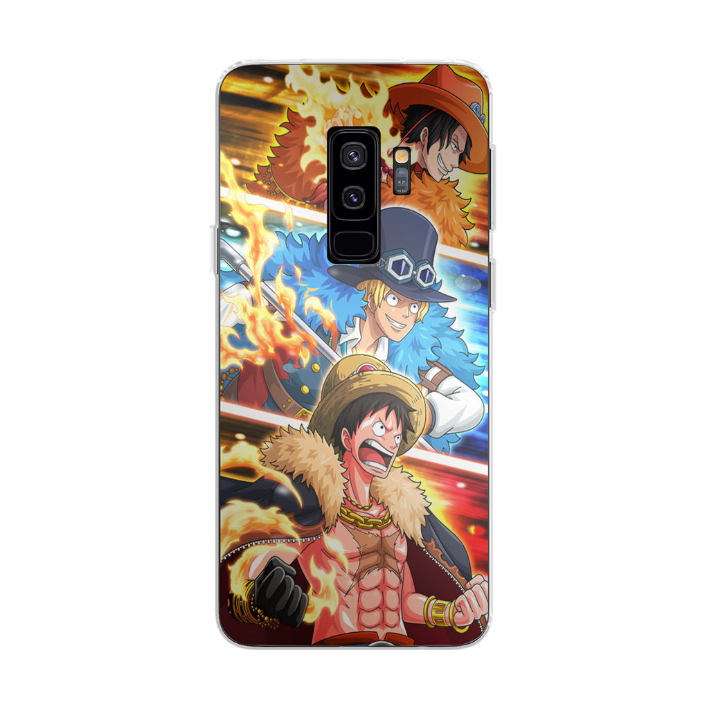 Ace Sabo Luffy Galaxy S9 Plus Case