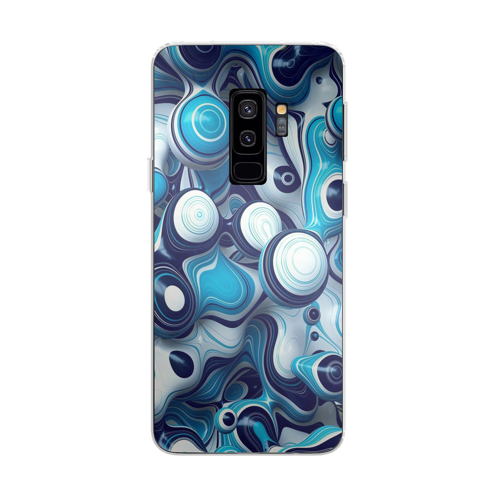 Abstract Art All Blue Galaxy S9 Plus Case
